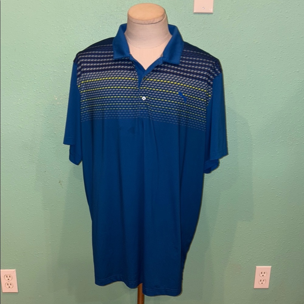 Puma Blue Polo Shirt.  XXL.  Great condition.